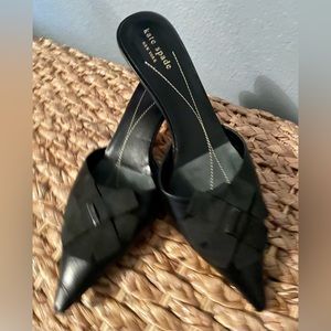 Kate Spade kitten heel mule